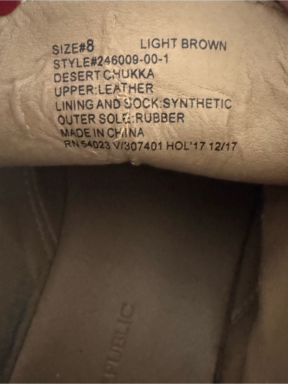 Banana Republic Men's Suede Desert Chukka Boots Brown with Tan Sole See All Pics - Picture 9 of 10